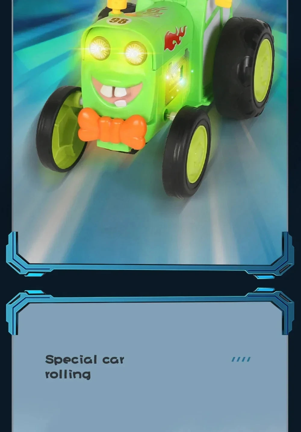 Crazy Jumping Stunt Car Wireless Infrared Remote Control Car Dance Lights Music Swing Fun New And Unique Children's Toys