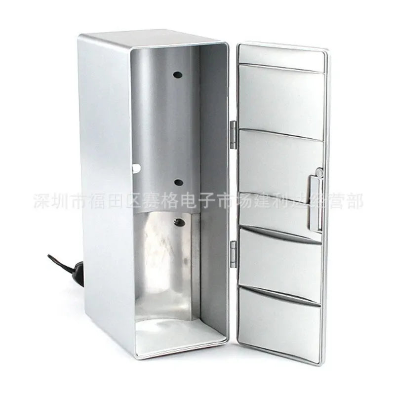 Mini Usb Fridge Freezer Cans Drink Cooler Warmer Travel Refrigerator Icebox Car Office Use Portable Insulin Refrigerator