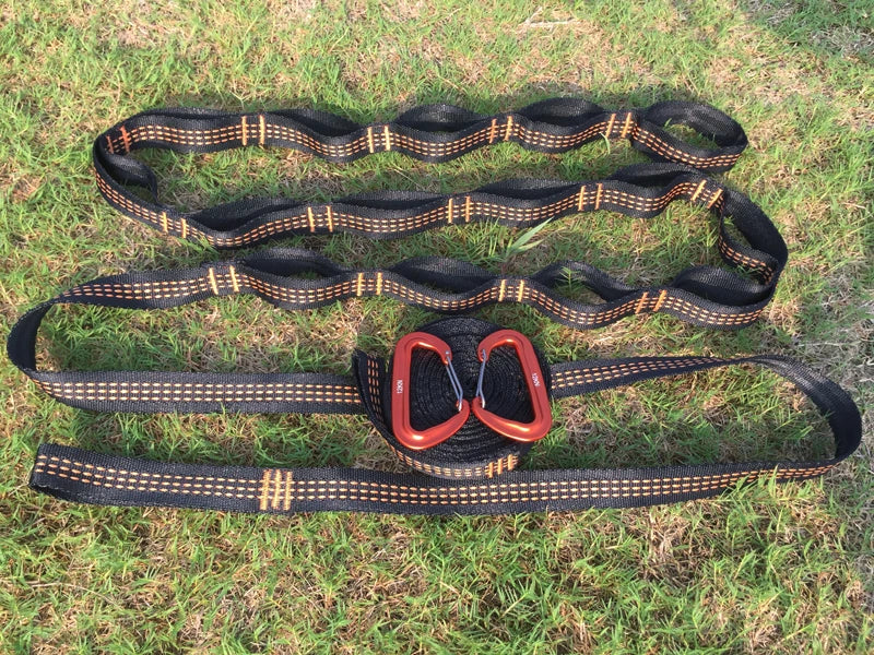 280cm length Super Strong Hammock Strap Hanging Hammock Belt Hamaca Hamak for Camping,Traveling,Portable Hanging Tree Rope