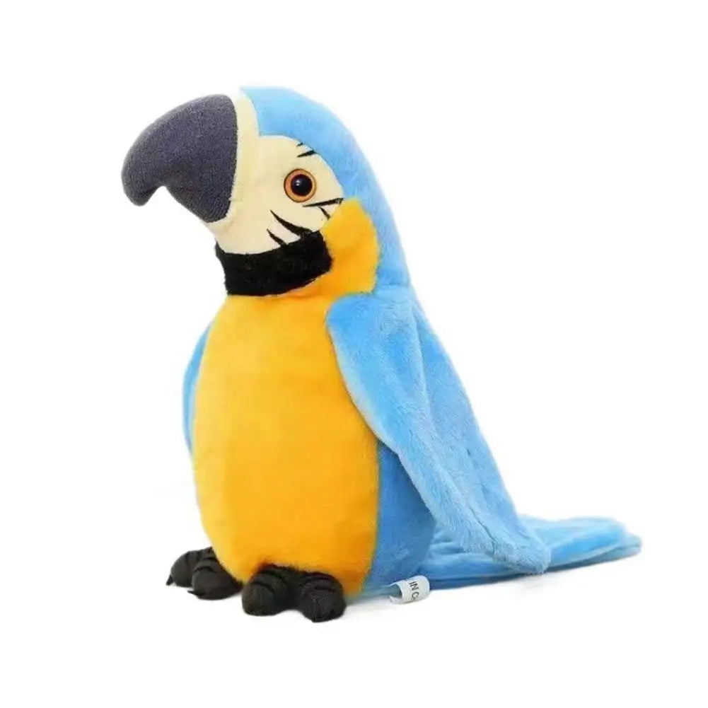 Talking Macaw Parrot Repeat What You Say Stuffed Animal Plush Toy Electronic Record Animated Bird Speaking Parrot Pet Plush Toys