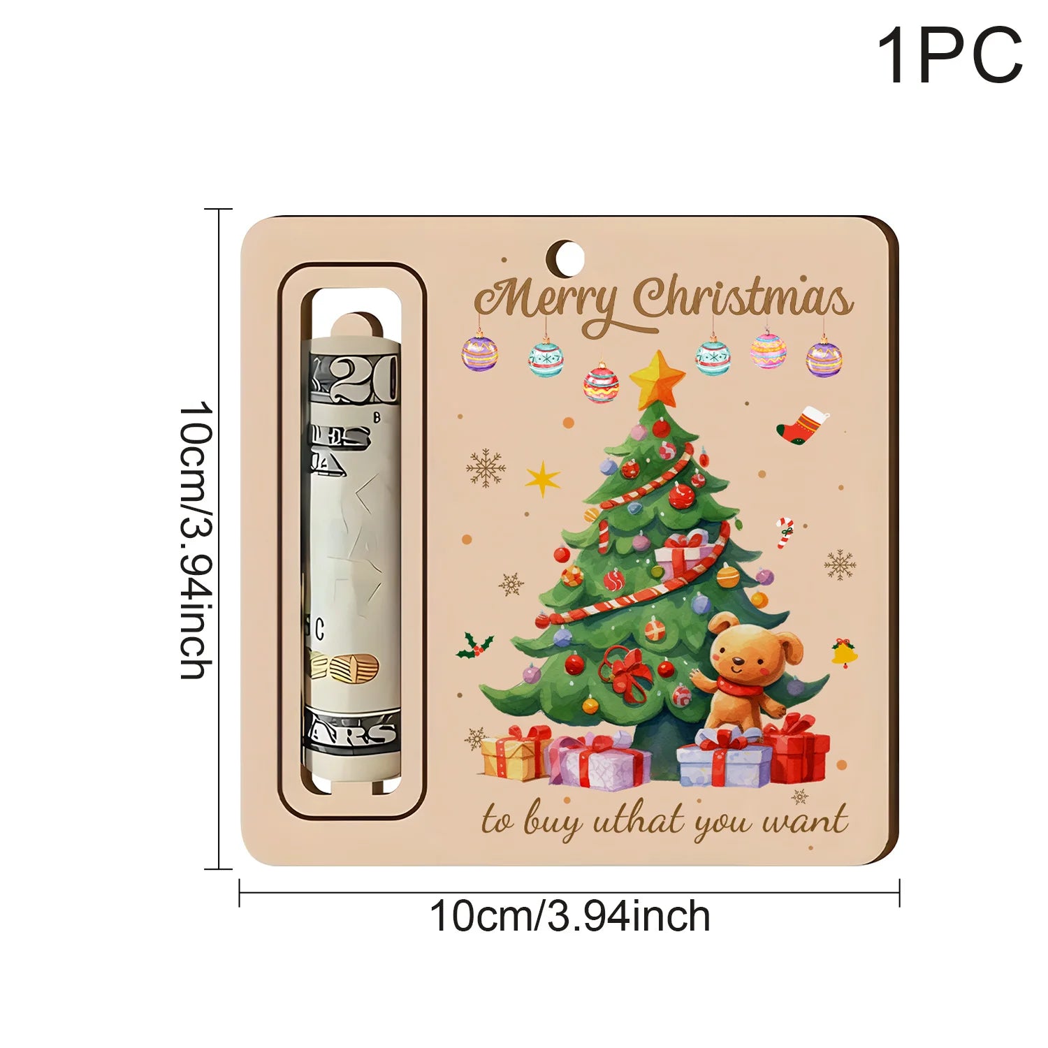 Christmas Cute Money Holder Christmas Ornament Decoration Santa Claus Snowman Christmas tree decorations