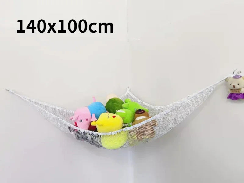S/M/L Cute Children Bedroom Toys Hammock Net Stuffed Animals Toys Hammock Net Organize Storage Mesh Holder swing Storage Boxes