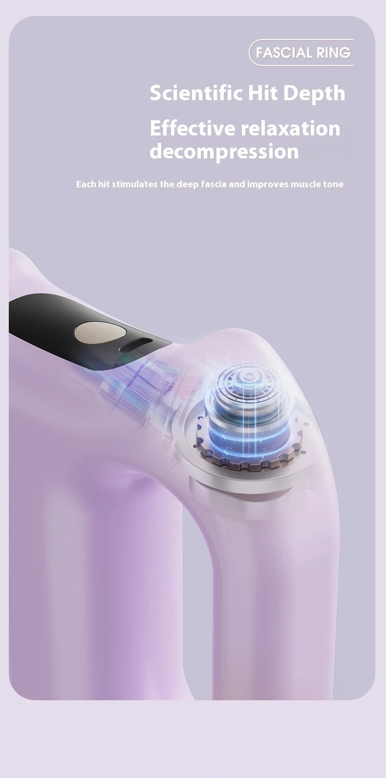 New Multi-Function Electric Fascia Ring Full-Body Vibration Massager Fitness Shaping Fat-Burning Equipment Deep Tissue Massage