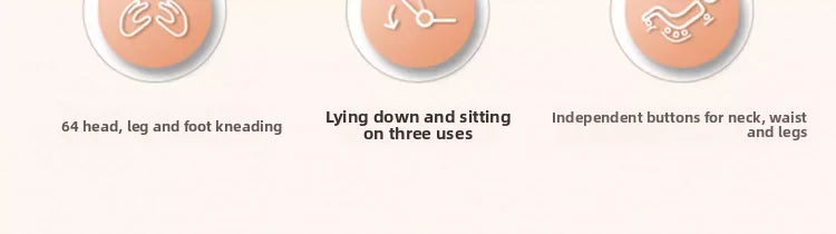 Cervical Massager Neck Waist Back Full Body Multifunctional Massage Cushion Home Recliner Electric Mattress