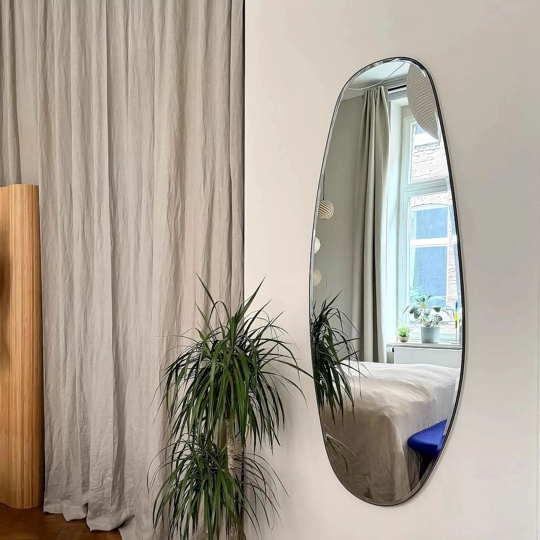 Long Mirror Vintage Floor Mirrors Accessories Store Entrance Hall Mirror for Handbag Paint for Table Decoration Items Live Miror