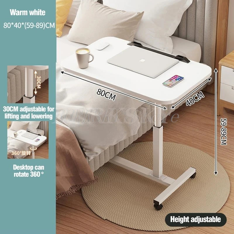 Simple Laptop Desk Lazy Bed Desk Learning Simple Small Table Learning Table Movable Bedside Adjustable Portable Laptop table