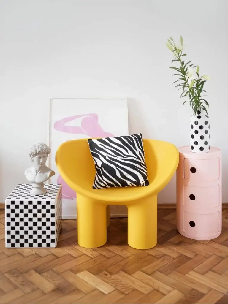 Scandinavian Designer Elephant Leg Chair Ins B&B Single Sofa Chair Lazy Creative Outdoor Leisure Chair Plastic