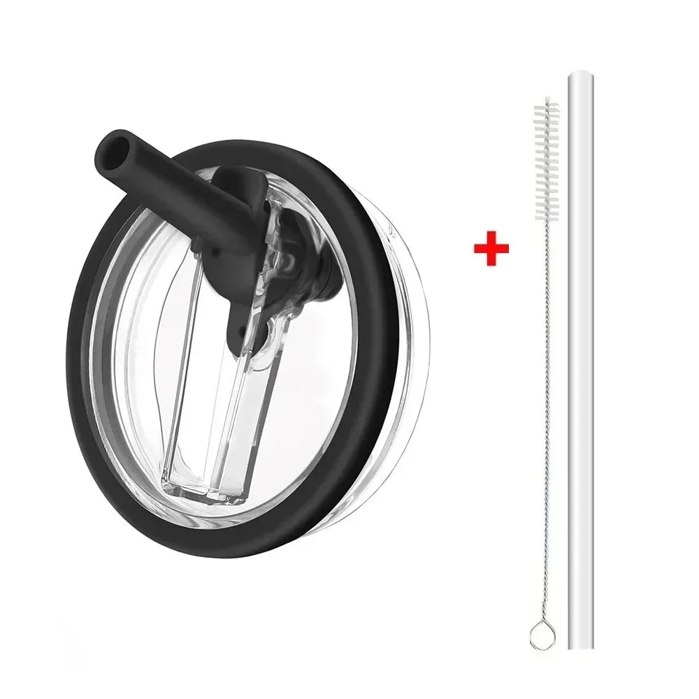 40oz Flip Straw Leak Proof Lid for Stanley Cup Spill-proof Cover Tumbler Lid Replacement for Stanley Cup Accessories Straw Cover