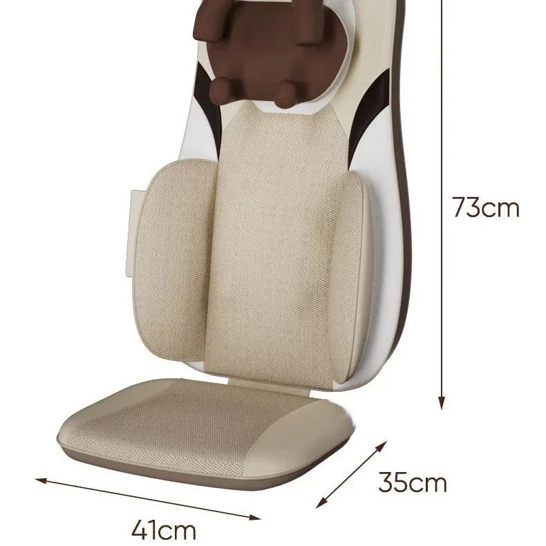 Dual-use Waist Walking Buttocks Cushion Vibrator Cushion for Back, Multifunctional Full Body Massage Mat, Neck and Back Massager