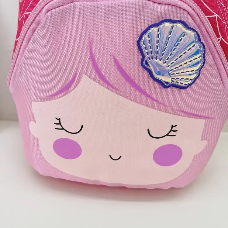 Kindergarten Sequin Princess Toddler Backpack Cartoon Fishtail Backpacks for Kids Cute Mermaid Children'S School Bag Purse Girls