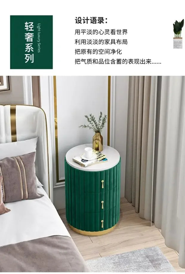 Mobile Side Bed Pink Nightstands Small Modern Modern Luxury Nightstands Space Saving Meuble De Rangement Storage Furnitures