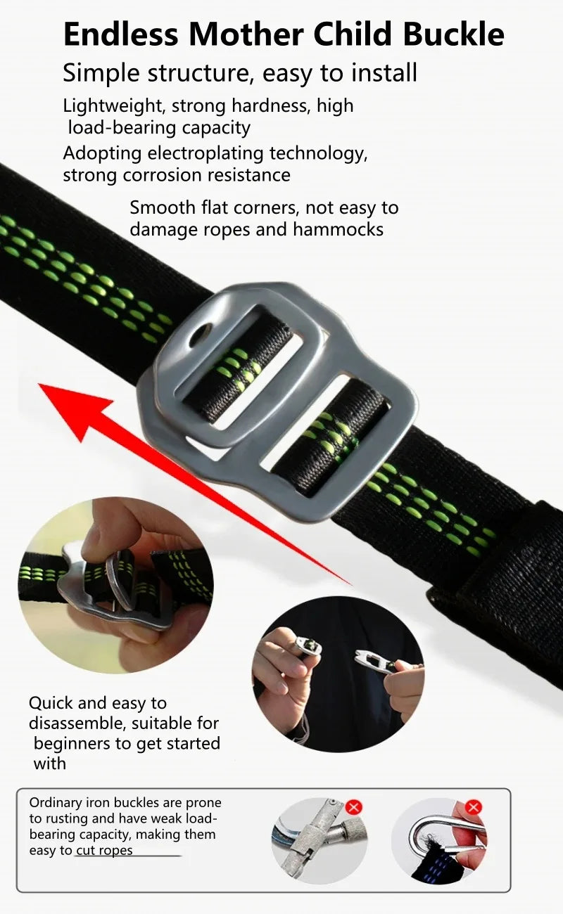 Outdoor 2-in-1 sunshade double-person anti-rollover mosquito-proof hammock, camping quick-opening hammock, with storage hammock