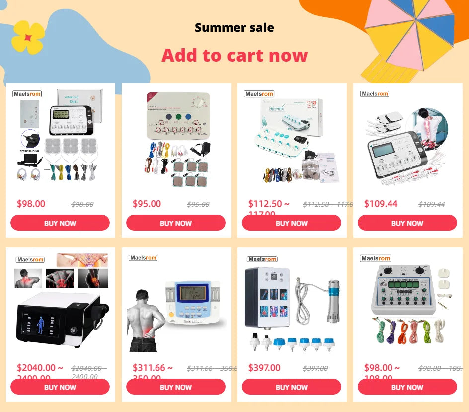 SDZ-II Nerve and Muscle Stimulator 6 Channels Output TENS Electro Acupuncture Treatment Massage Instrument 3 Waveform 110V 220V