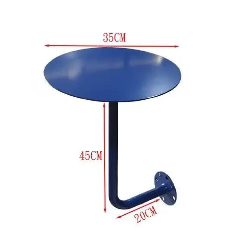 Wall-Mounted Small Round Table for Cafe Milk Tea Shop Corner Booth Space-Saving Bistro Counter Dessert Bar Wall Installation