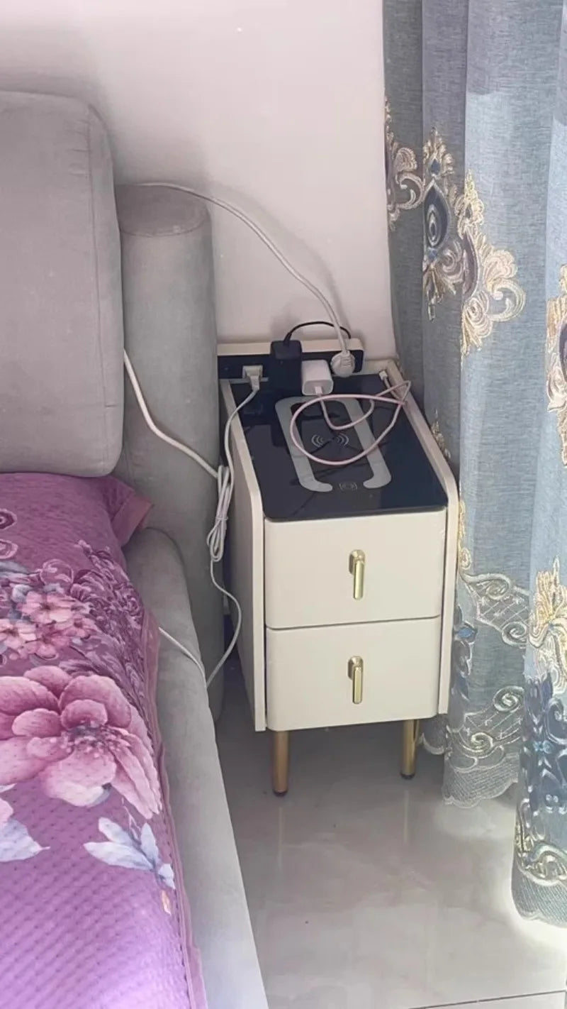 Night Table Bedside Nightstands Bedroom Bedside Furniture Gamer Narrow Bed Desk Nordic Drawer Closets Meubles De Chambre