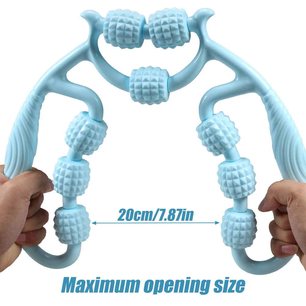 Massage Roller for Neck Thigh Calf and Leg, Personal Muscle Handheld Deep Tissue Trigger Point Foam Myofacial Tools Pro Recovery