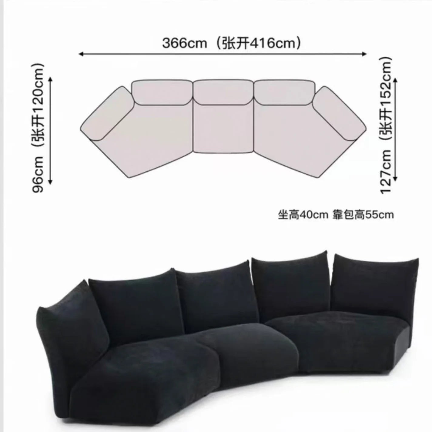 Minimalist Black Living Room Sofas Oversized Japanese Individual Living Room Sofas Lounges Lazy Divano Soggiorno Home Furniture