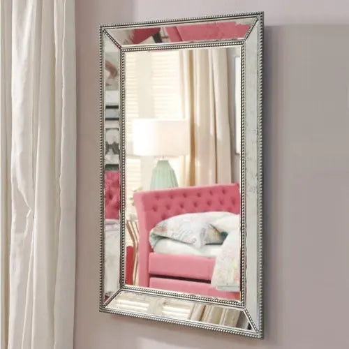 Full Length French Style Mirror Decoration Wall Living Room Aesthetic Mirror Luxury Vintage Floor Standing Espelho Accessories