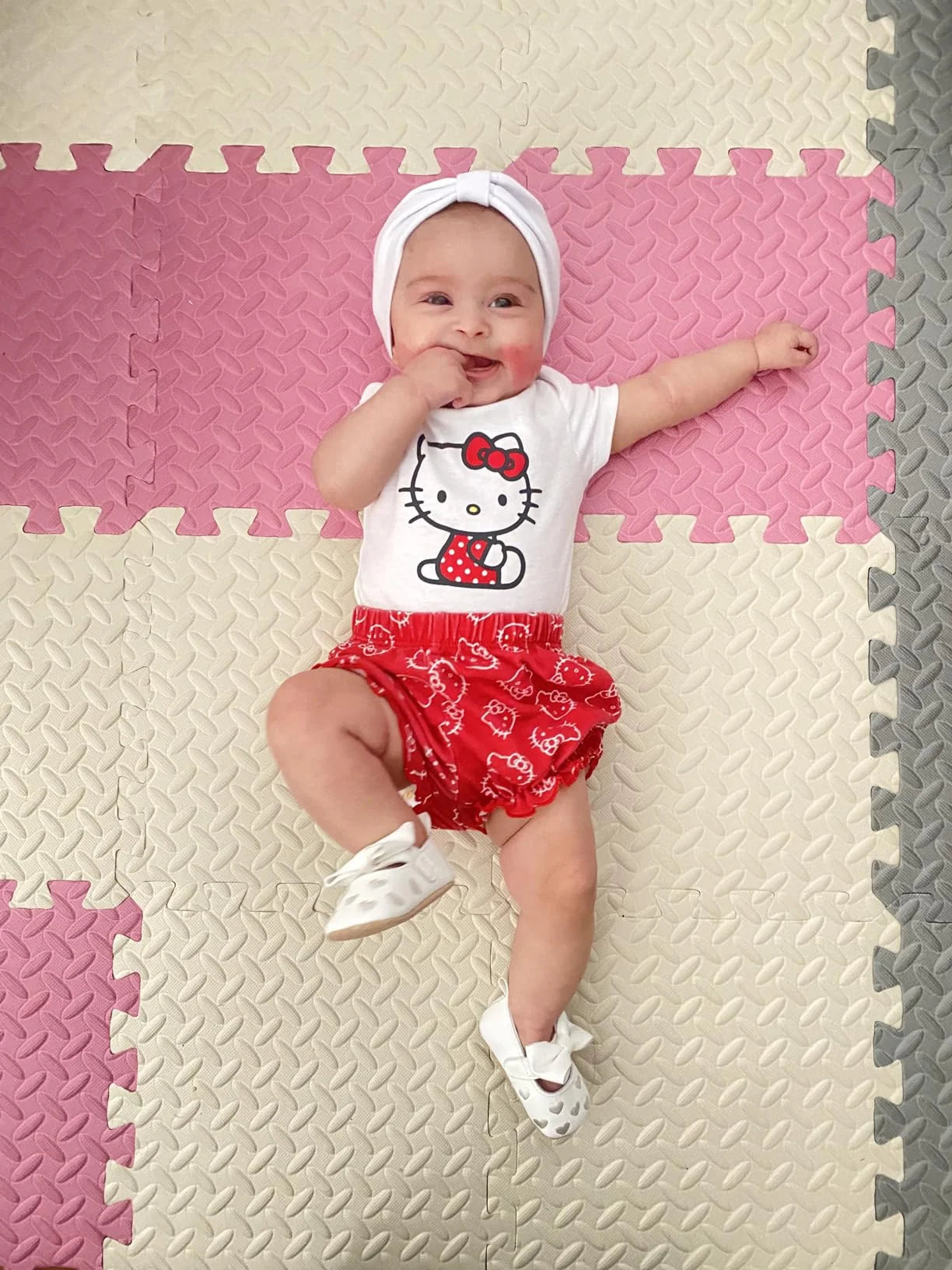 8Pcs/2.5cm Thick Nonslip Baby Crawling Play Mat Soundproof Puzzle Gym Mat for Children's Room and Eco-Friendly Puzzle Mat