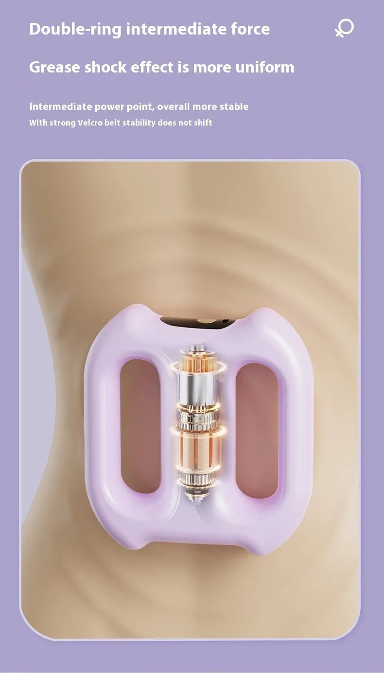 New Multi-Function Electric Fascia Ring Full-Body Vibration Massager Fitness Shaping Fat-Burning Equipment Deep Tissue Massage