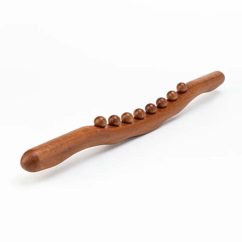 Rolling Pin Universal Back Needle Massage Tendons Beech Wood Scraping Stick Point Treatment Guasha Relax Therapy Tool