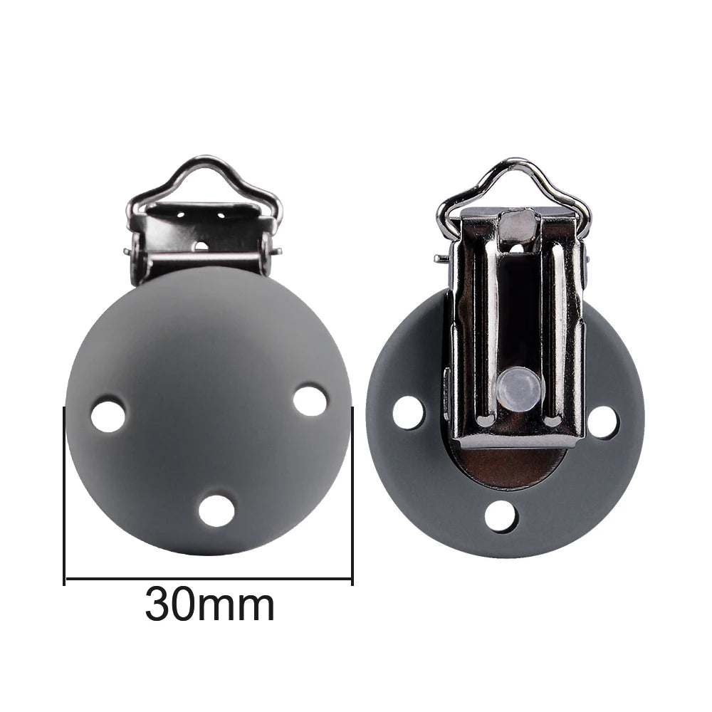 Lofca Silicone Clip 5 PCS Baby Pacifiers for DIY Pacifier Chain Nursing Teething Baby Gifts Food Grade Free BPA Baby