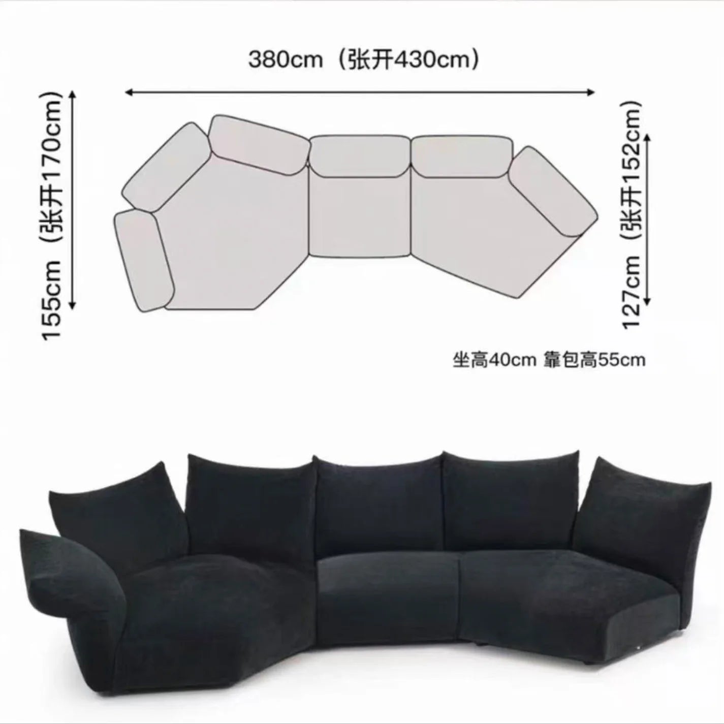 Minimalist Black Living Room Sofas Oversized Japanese Individual Living Room Sofas Lounges Lazy Divano Soggiorno Home Furniture