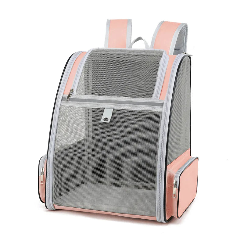 Pet Cat Carrier Bag Outdoor Travel Backpack for Cats Small Dogs Breathable Cat Carrying Bag Suitable for Cats Within 6kg