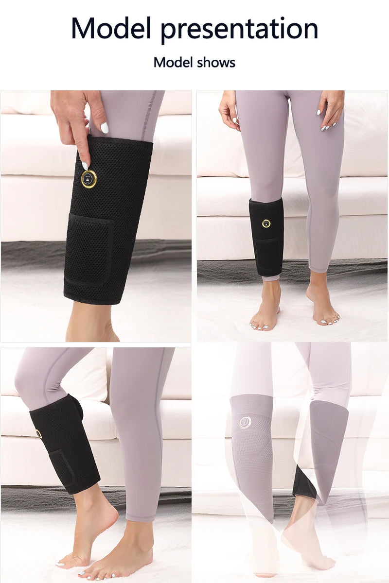 Heating Calf 3 Modes Electric Airbag Compression Leg Heated Calf Foot Heating Muscle Relax Blood Circulation Foot Massage