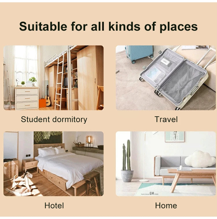 Folding Portable Washing Machine 8.5L Large Capacity Clothes Spin Dryer Bucket Travel Underwear Socks Ultrasonic Mini Washer