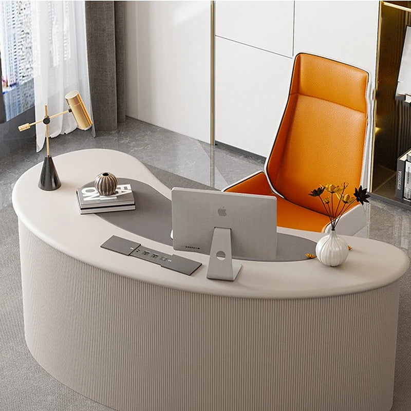 Crafts Aesthetic Office Desk Display Minimalist Cute Small Office Desk Study Modern Escritorio Oficina Commercial Furniture