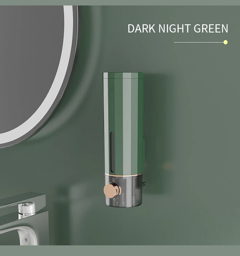 Manual Soap Dispenser Wall Mounted Bathroom Soap Dispenser Washing Hand Sanitizer Family Hotel Shower Gel Bathroom Tool