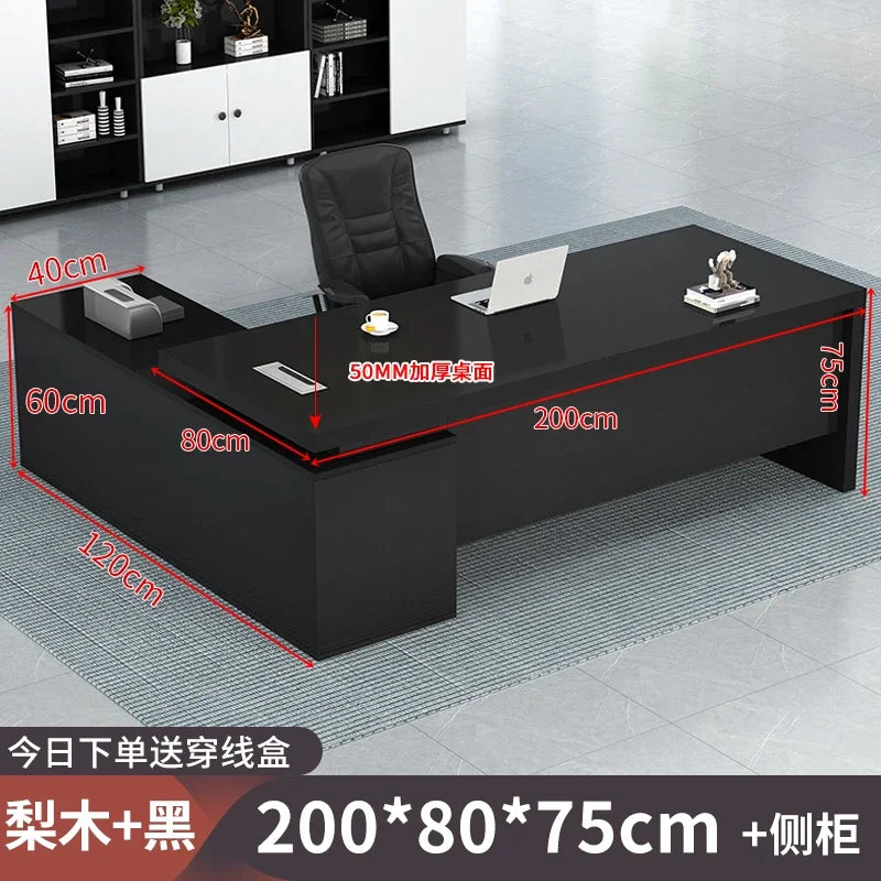 Commercial External Office Desk Minimalist Industrial Cheap Luxury Office Desk Indoor Station Mesa Escritorio Modern Furniture