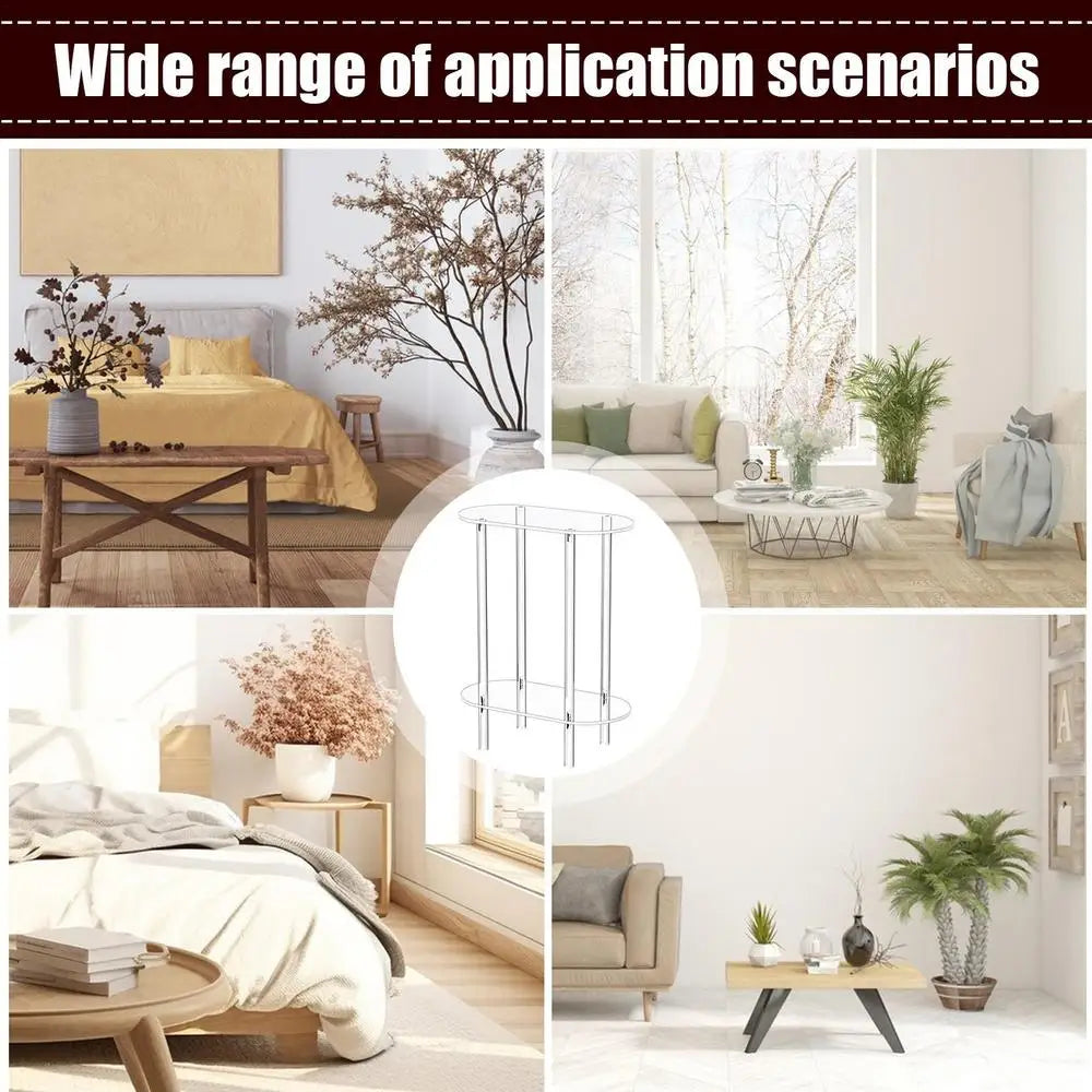 Sofa Table Side Transparent Tea Tables Auxiliary Table Acrylic Storage Cabinet Nightstands Acrylic Coffee Table For Home Decor