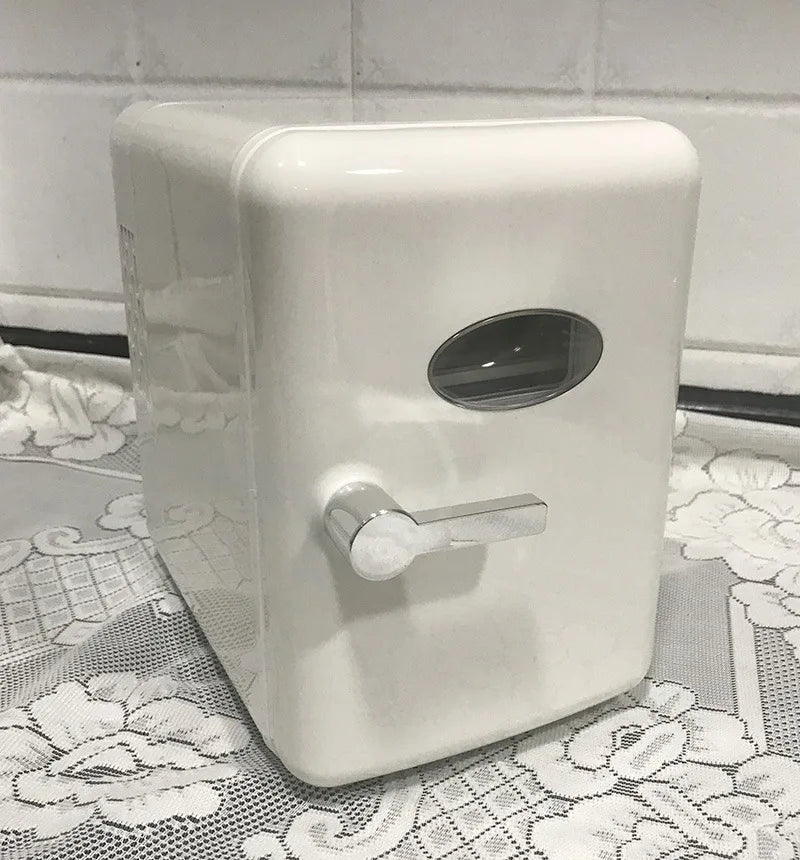 Mini Refrigerator for Cosmetics, Holds 4L Portable Fridge Cooler for Skincare,Cars, Offices,Dormitories Makeup Cooler