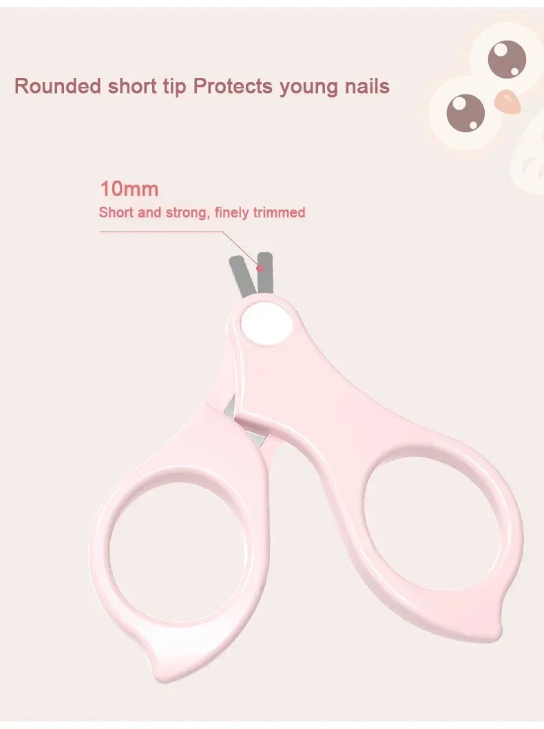 Children Manicure Kit Baby Nail Scissor Baby Nail Care Tool Set Kid Safe Portable Nail Clipper Trimmer File Tweezer with Box