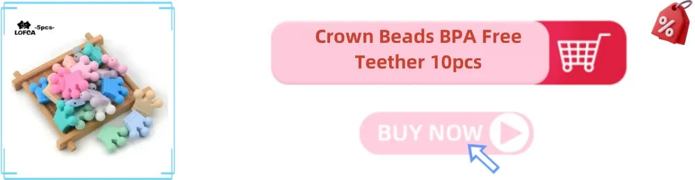 LOFCA 9mm 100pcs Silicone Teething Beads Teether Baby Nursing Necklace Pacifier Clip Oral Care BPA Free Food Grade Colorful