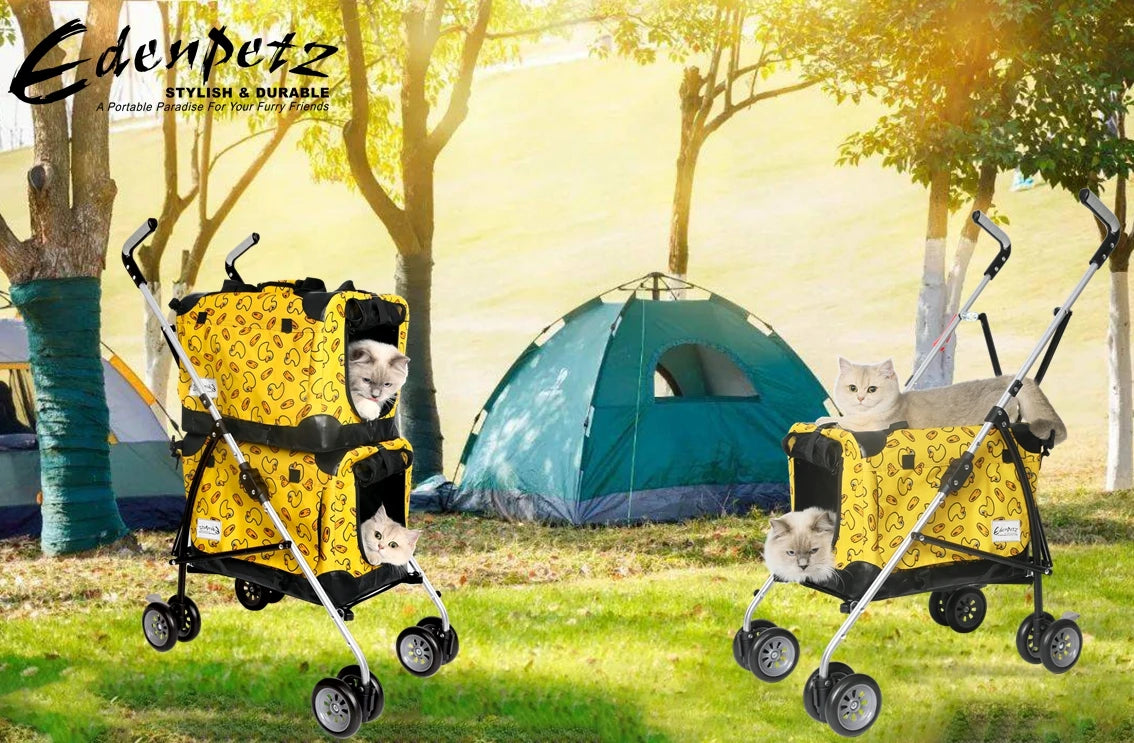 Winter Pet Stroller Frame For Car Seat Bag Simple Foldable Trolley Transport Multifunction Cat Dog Stroller