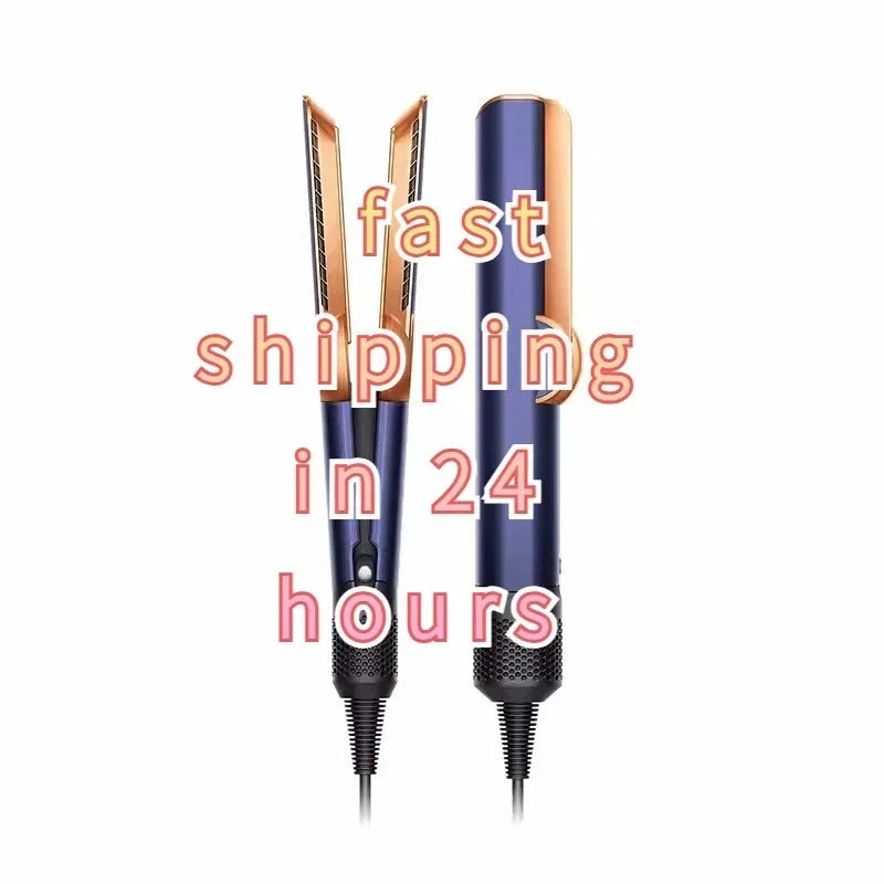 New Dry and Wet Flat Comb Portable Curling Iron Hair Salon Negative Ion Curling Iron Hair Dryer Straight Clip  Cepillo Rizos 다이슨