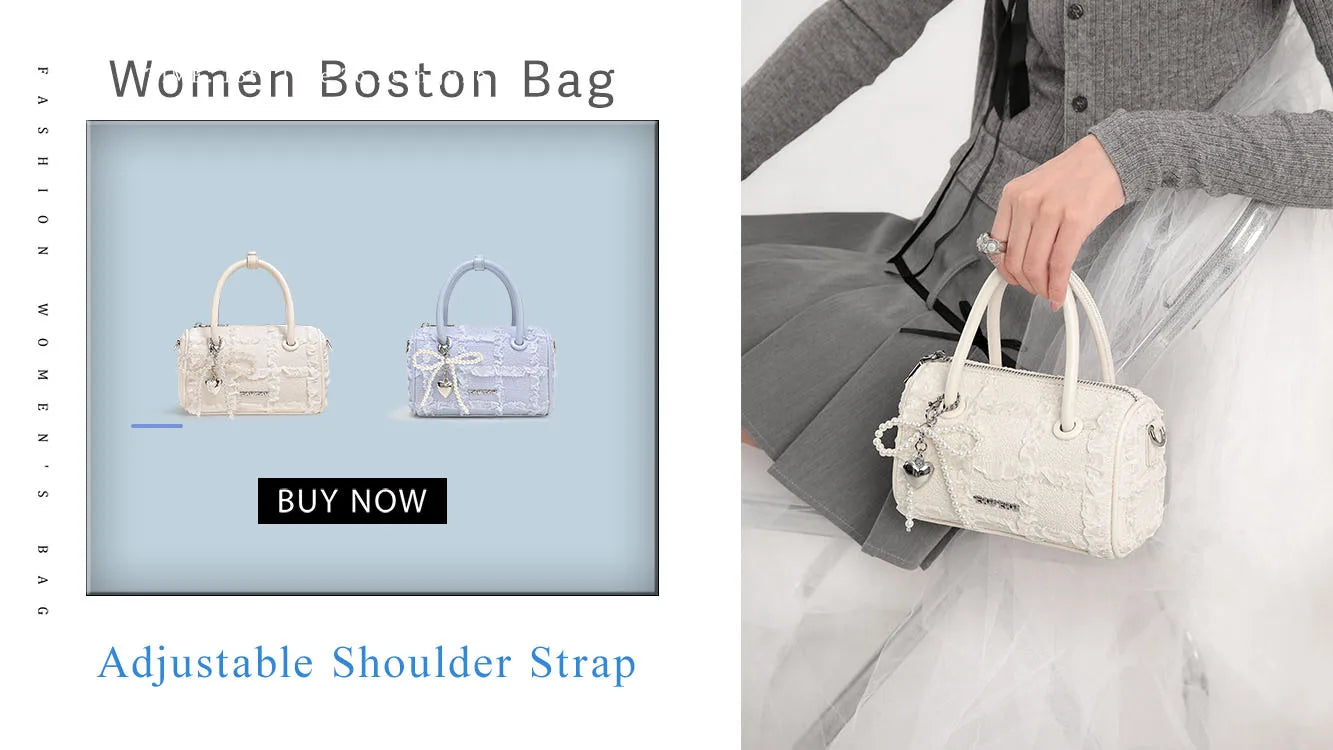 TOUTOU Boston Bowling Bag Imitation Plant Tanning Autumn Shoulder Handheld Crossbody Mini Purse for Women Teacher Christmas Gift