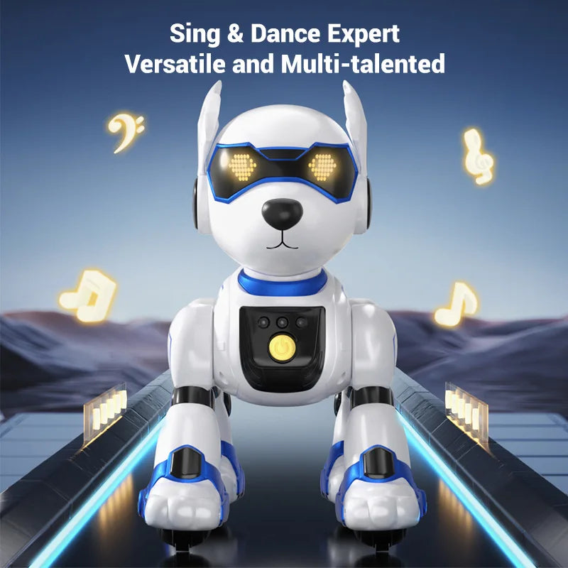JJRC New Product R27 Smart Voice Robot Dog - Kids' Electronic Pet, Early Education Interactive Toy Robot Halloween Gift