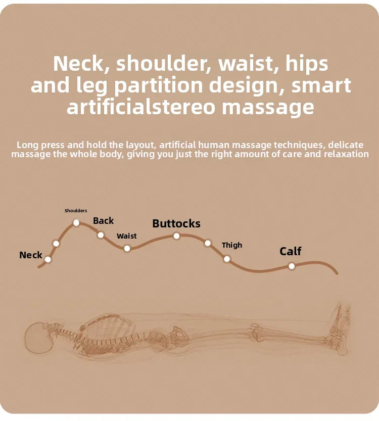 Cervical Massager Neck Waist Back Full Body Multifunctional Massage Cushion Home Recliner Electric Mattress