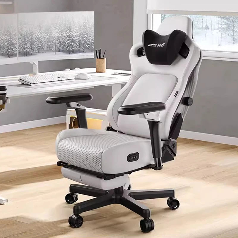 Nordic Computer Office Chair Comfortable Executive Leather Throne Office Chair Modern Ergonomic Desk Taburete Home Furniture