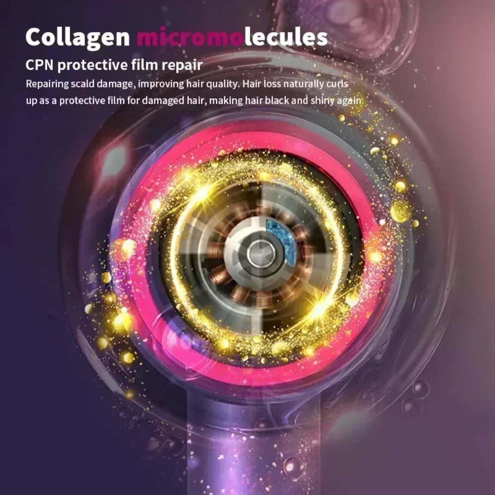 Ionic Hair Dryer with Hot and Cold Air Functionality – Lightweight 5 in 1 Professional Styling Tool for Easy Blowouts