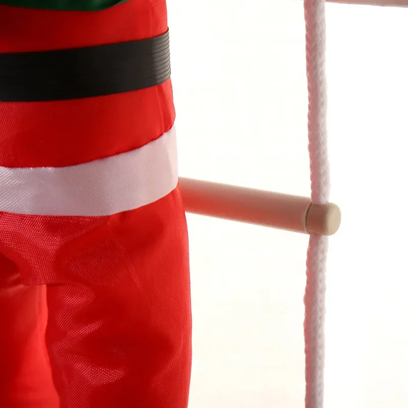 Christmas Santa Pendant Climbing Rope Ladder For Home Shop Decoration Supplies Home Outdoor Christmas 2025 New Year Ornaments