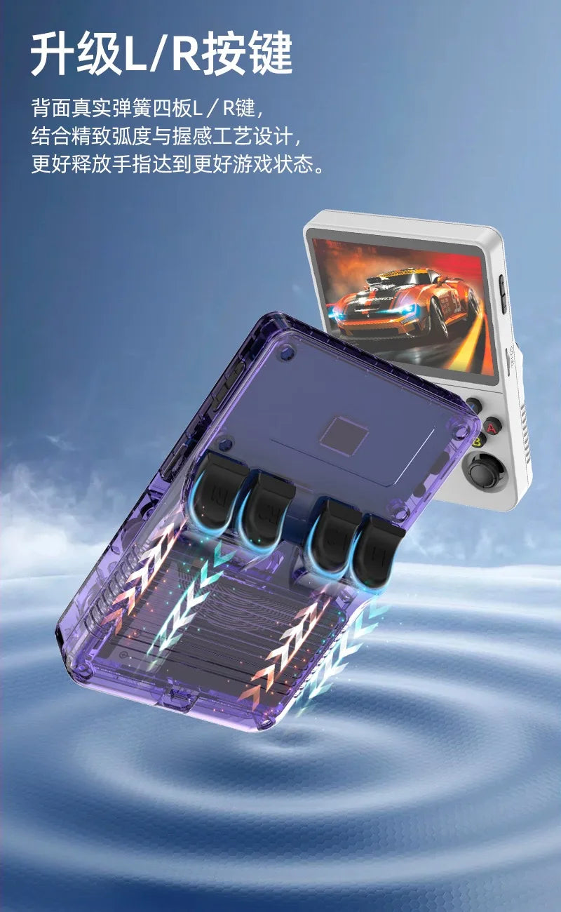 R36S Retro Handheld Video Game Console ARKOS System 3.5 Inch IPS Screen Classic Portable Pocket Video Player 128G Games Boy Gift