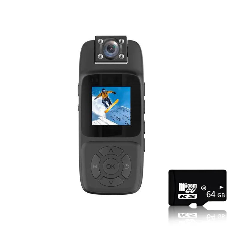 Xiaomi WiFi Mini Camera 4K HD Portable Digital Video Recorder Back Clip Police Body Cam Night Vision Sports Miniature Camcorder