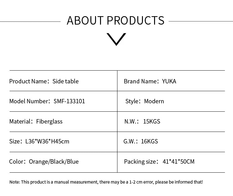 nordic Designer side stool coffee table  Small Round bed side table living room