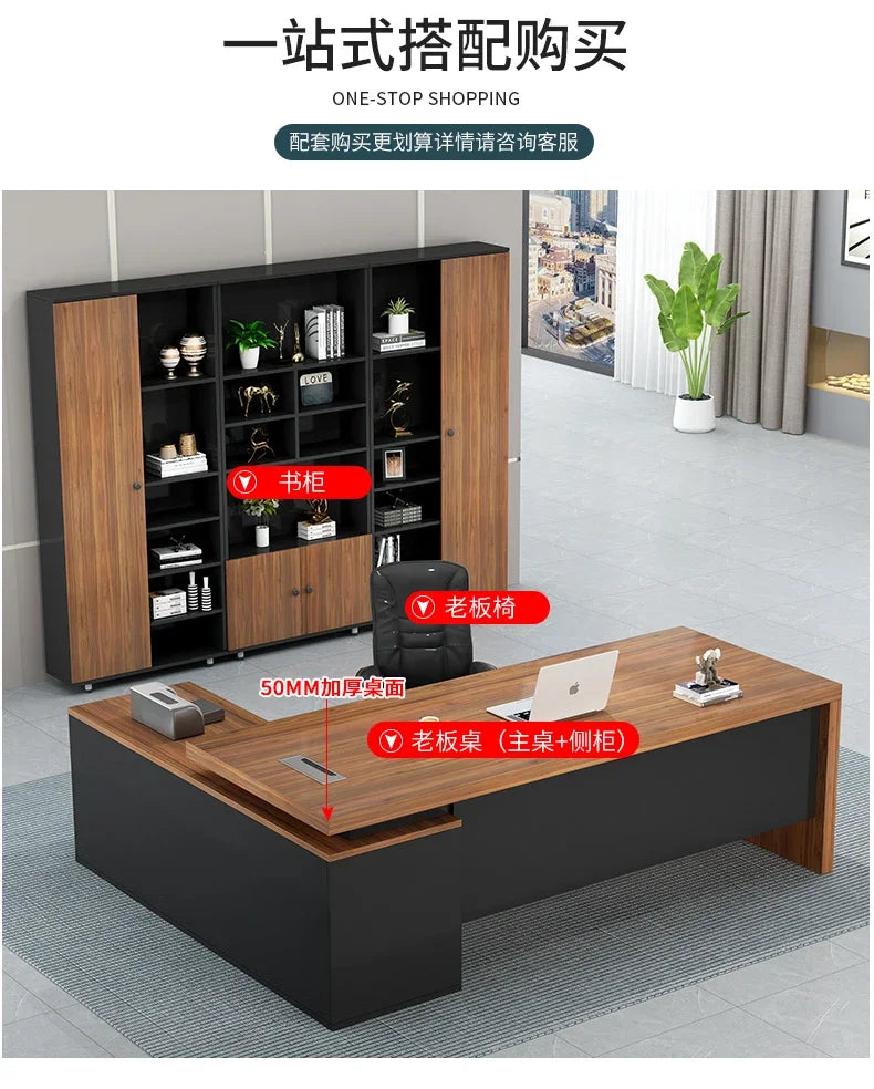 Commercial External Office Desk Minimalist Industrial Cheap Luxury Office Desk Indoor Station Mesa Escritorio Modern Furniture