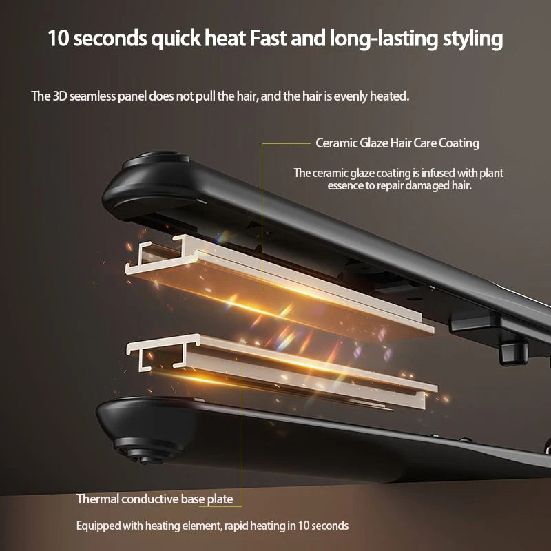 High Quality Electric Hair Brush Straight Curl 2 in 1 For Xiaomi 10 Seconds Fast Heating Unisex Straight Hair Brush Styling Tool